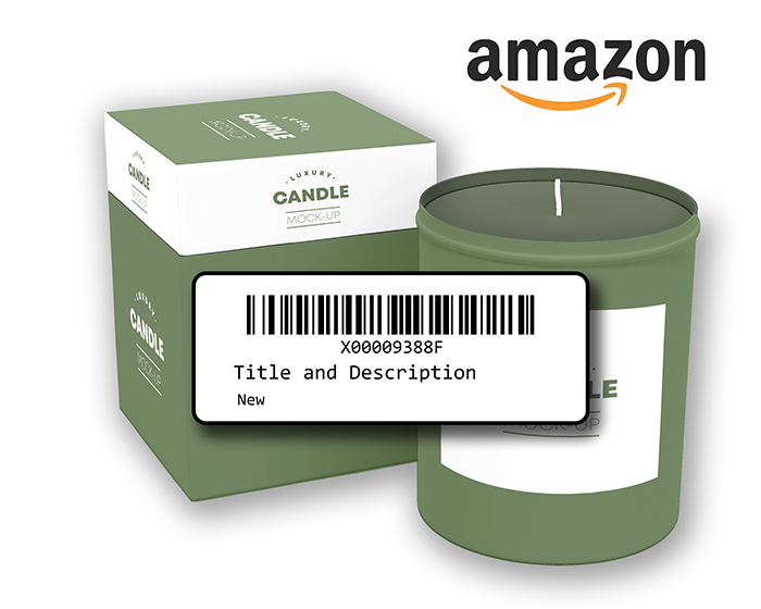 Amazon FNSku label example